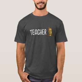 Professora, T-Shirt da Coruja de Águia