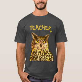 Professora, T-Shirt da Coruja de Águia