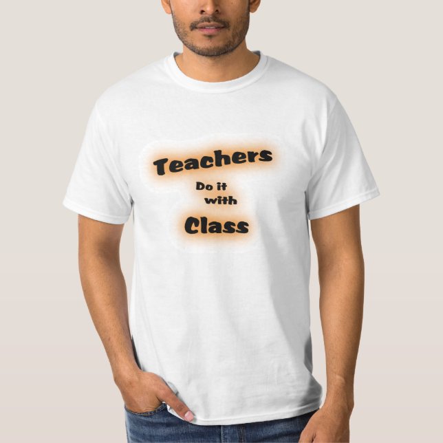 Professores fazem isso com camisa da Classe T (Frente)