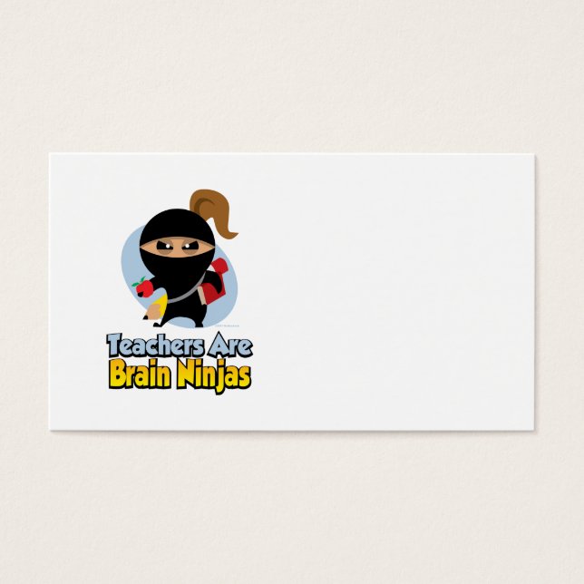 Professores São Ninjas Cérebros (Frente)