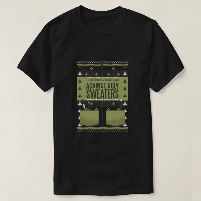 Professores segundos graus Contra Camisetas Feias (Frente do Design)