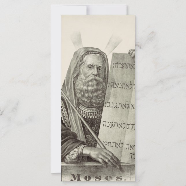 Profeta Moisés com os comprimidos da lei (Frente)