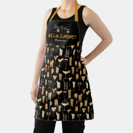 Profissional de barman | Elegante Dourado