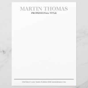 Profissional de Tipografia Simples da Caligrafia M