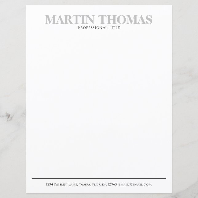 Profissional de Tipografia Simples da Caligrafia M (Frente)