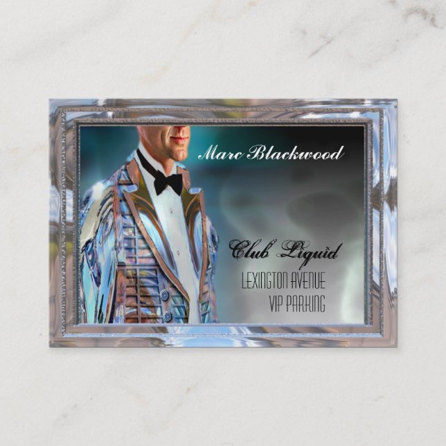 Profissional elegante do cartão de visita de (Frente)