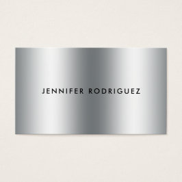 Profissional moderno minimalista de metal prateado