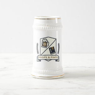 Profs e pintas da caneca de cerveja da cerveja