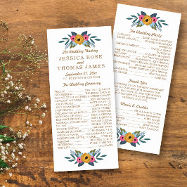 Programa A Coleção de Casamentos Brancos Floral Wreath