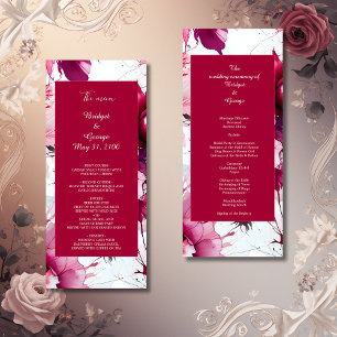 Programa abstrato de casamento pastel cor-de-rosa