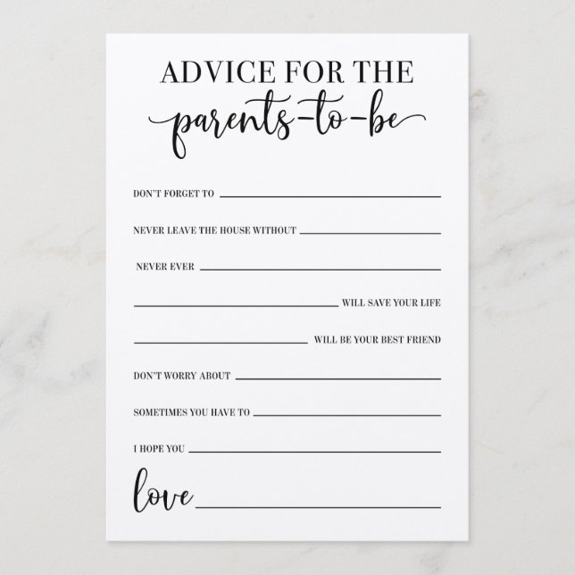 Programa Aconselhamento Para O Jogo De Chá de fraldas Dos P (Frente)