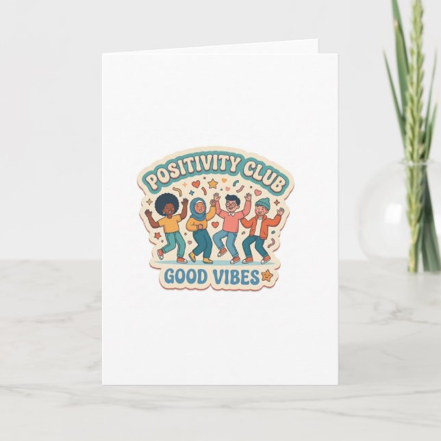 Programa Adesivo Personalizado 'Clube da Positividade - Boa (Frente)