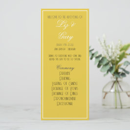 Programa Amarelo de Mostarda Minimalista