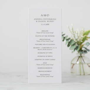 Programa Andrea Cinza Elegant Wedding