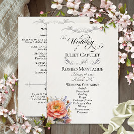 Programa Aquarela Flores Silvestres - Casamento Creme