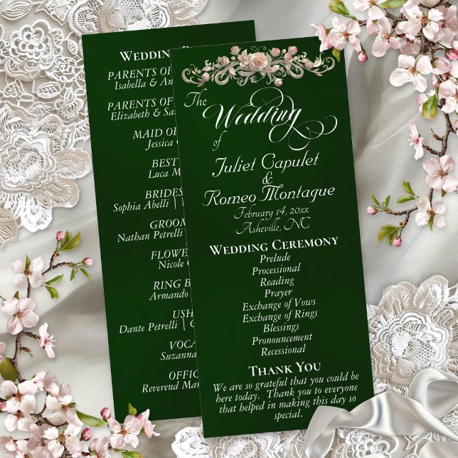 Programa Arco de Rosa - Casamento Esmeralda (Criador carregado)
