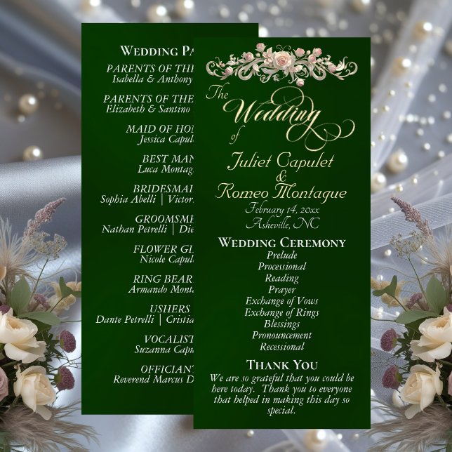 Programa Arco de Rosa - Casamento Esmeralda (Criador carregado)