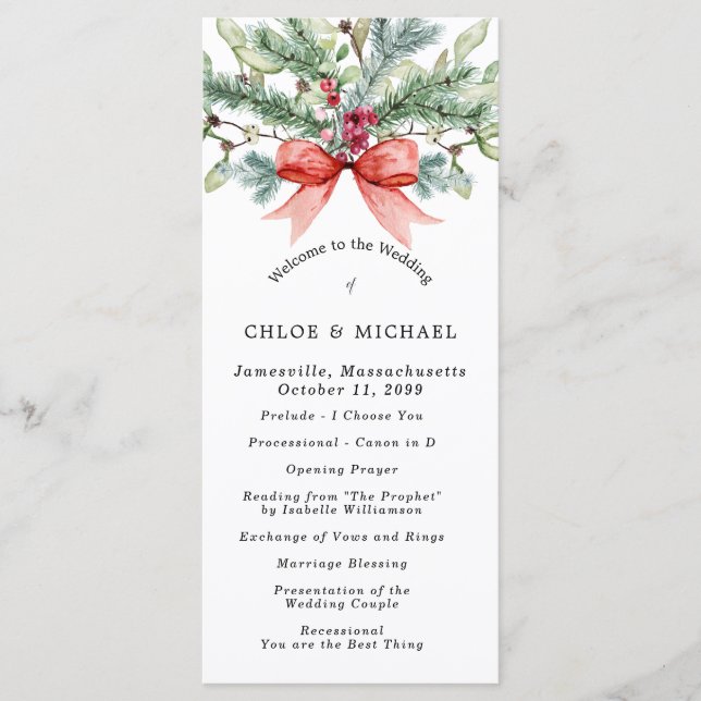 Programa Arco Vermelho Botânico Rustic Winter Red Maty (Frente)