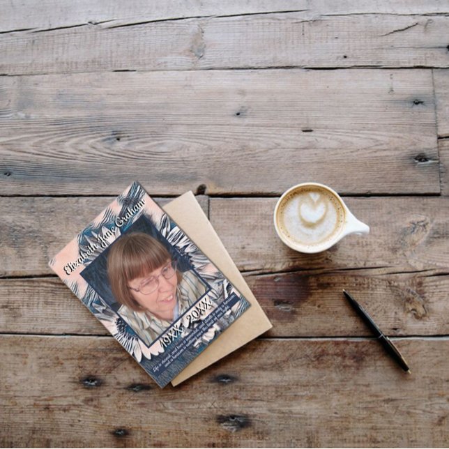 Programa Arte de Coral e Girassol Azul | Foto | Funerais (Criador carregado)