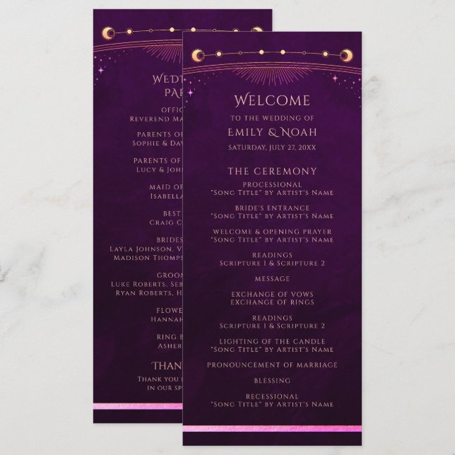 Programa Astronomia Mística do Arco-Íris Profundo Solar Sol (Frente/Verso)