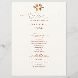 Programa Autumn Deixa Terracotta Elegante Cerimônia De Casa