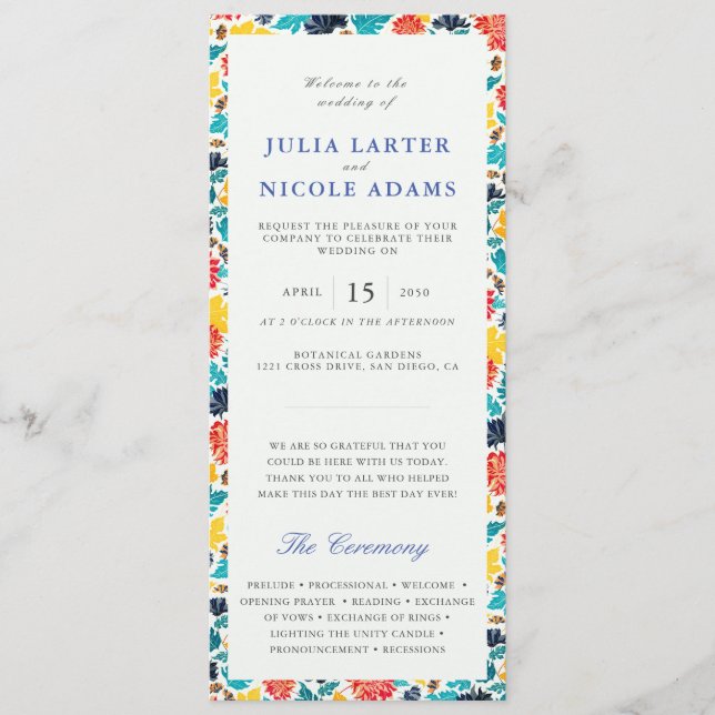 Programa Azul Natural Amarelo Watercolor Flores do Sol Casa (Frente)