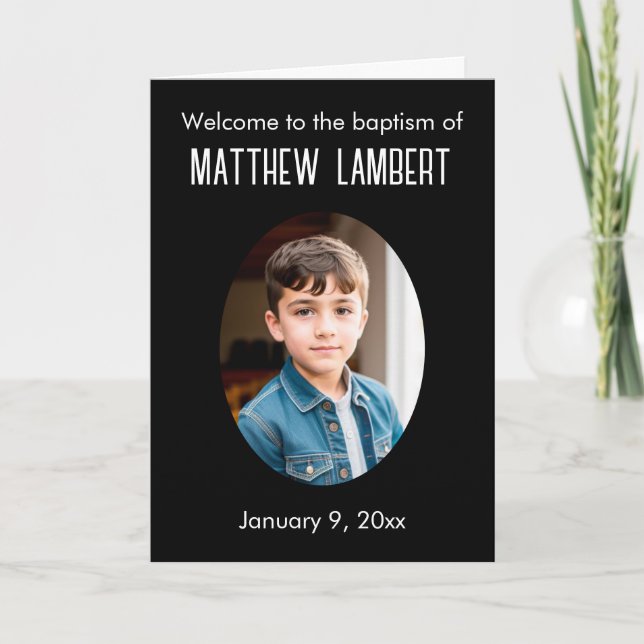 Programa Batismo dobrado de poka-ponto na frente de fotos p (Frente)