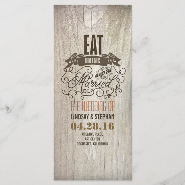 Programa Beba e seja casado. (Frente)