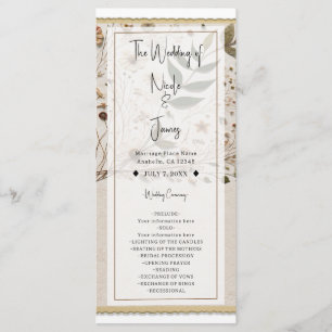 Programa Belo Casamento de Flores Botânicas e Folhas da Nat