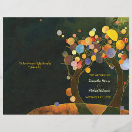 Programa BiFold de Casamento Russo das Árvores do