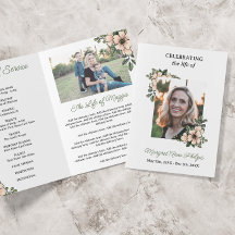 Blush Florals Foto Celebrando a Vida