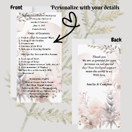 Programa Boho Blush Floral