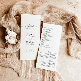 Programa Boho Wedding | Casamento minimalista mode