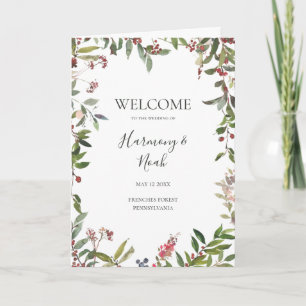 Programa Botânica de Natal Casamento Dobrado Branco