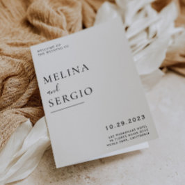 Programa Caligrafia Minimalista Elegante: Casamento Dobrado