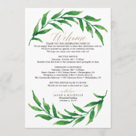 Programa Carta de Boas-Vindas ao Itinerário do Casamento Gr