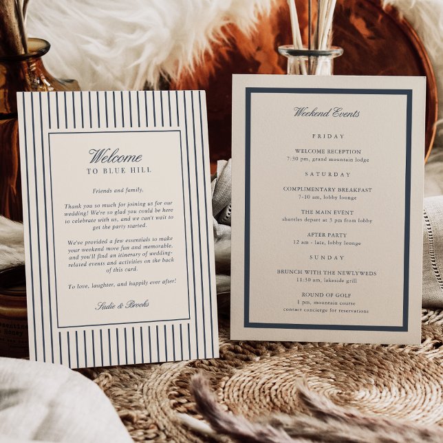 Programa Carta de Boas-Vindas e Itinerário de Casamento com (Criador carregado)