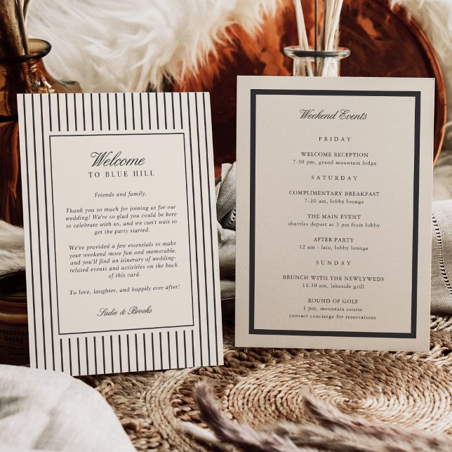Programa Carta de Boas-Vindas e Itinerário de Casamento com (Criador carregado)