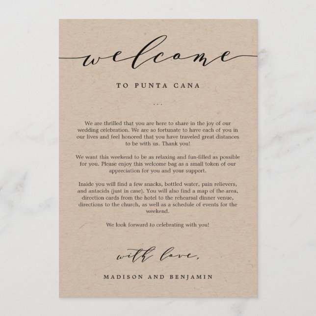 Programa Carta de Boas-Vindas e Itinerário Mala de Boas-Vin (Frente)