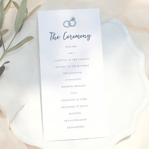Programa Casamento Azul Claro Retro Caprichoso Rabiscado