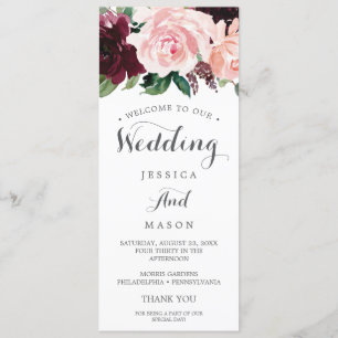 Programa Casamento - Blush Blush Duplo Lado