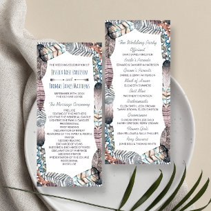 Programa Casamento Boêmico de Penas Tribais Modern