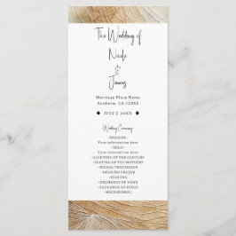 Programa Casamento Boêmio Boho Neutro Natural Arejado