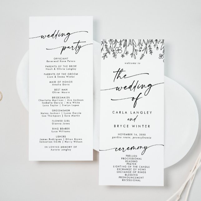 Programa Casamento Boho Chic com Chá de Comprimento de Flor (Criador carregado)