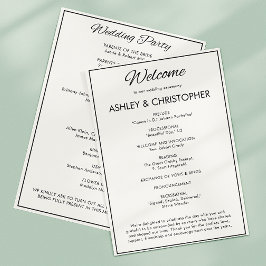 Programa Casamento Branco Suave com Script Minimalista