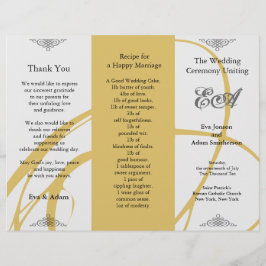 Programa Casamento Cinza Amber Twirl Folder