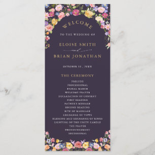Programa Casamento Colorido de Primavera Wildflower Jardim 