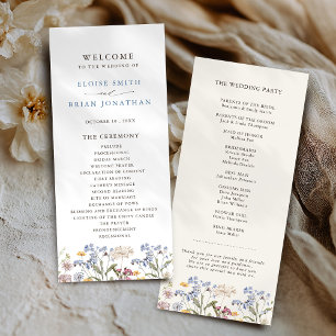 Programa Casamento Colorido de Primavera Wildflower Meadow