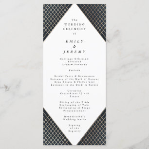 Programa Casamento com Gatsby, Marinho Geométrico Diamond