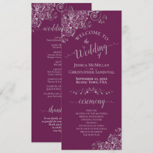 Programa Casamento com magenta roxo do chassi prateado